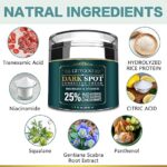CITYGOO Dark Spot Remover for Face: Dark Spot Corrector Cream - Enriching Skin Care For All Skin Tones - Melasma Freckle Sun Spot Remover & Blemish Reducer-1.7 FL OZ