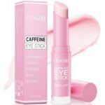 CITYGOO Caffeine Eye Cream Stick: Anti-Aging Firming & Dark Circles Moisturizing Balm for Puffiness & Eye Bags - Travel-friendly for Women (Caffeine Pink 3g)