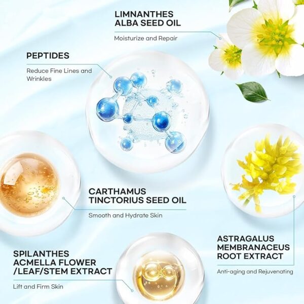 CITYGOO Peptide Under Eye Cream: Moisturizing Eye Stick Reduce Wrinkles Fine Lines for Women & Men